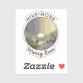 Hike More, Worry Less シール (シート)