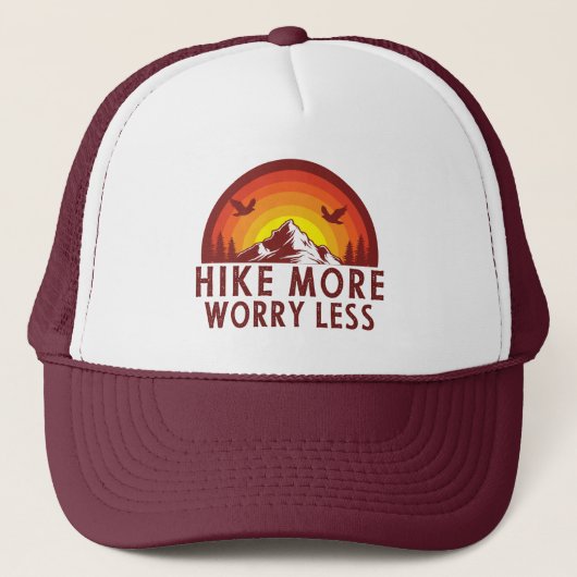 Hike More Worry Less, Hiking キャップ (正面)