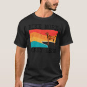 Hike More Worry Less Redbone Coonhound Graphic Hik Tシャツ (正面)