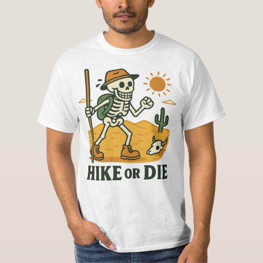 HIKE or DIE Tシャツ (正面)