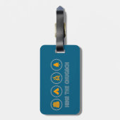 Hike The Chugach Mountains Alaska ラゲッジタグ (裏面縦)