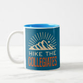 Hike The Collegiate Mountains Sunburst ツートーンマグカップ (左)