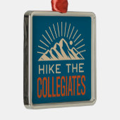 Hike The Collegiate Mountains Sunburst メタルオーナメント (右)