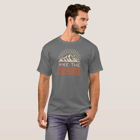 Hike The Collegiate Mountains Sunburst Tシャツ (正面フル)