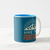 Hike The Front Range Sunburst ツートーンマグカップ (正面右)