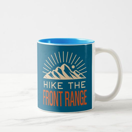 Hike The Front Range Sunburst ツートーンマグカップ (右)