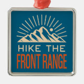 Hike The Front Range Sunburst メタルオーナメント (正面)