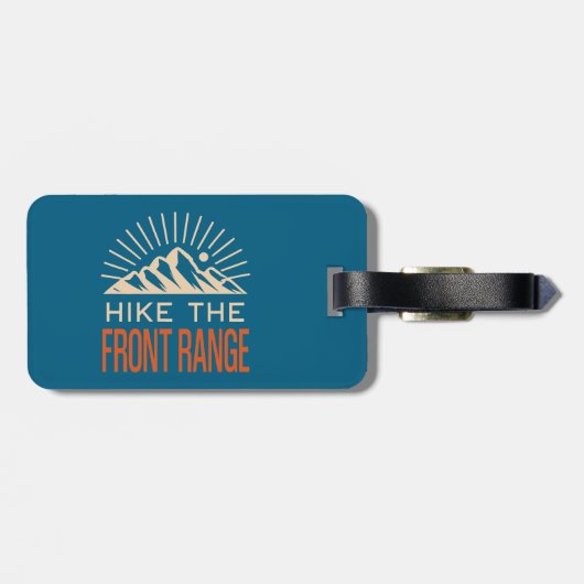 Hike The Front Range Sunburst ラゲッジタグ (裏面横)