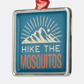 Hike The Mosquito Range Colorado Sunburst メタルオーナメント (左)