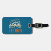 Hike The Tetons Sunburst ラゲッジタグ (正面横)