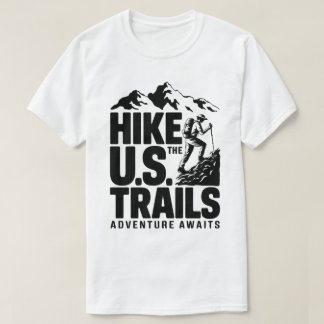Hike the U.S. Trails Mountain Adventure Graphic Tシャツ