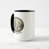 Hiker and Labrador Retriever Search and Rescue Mug マグカップ (正面左)