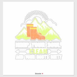 Hiking 保 Your Soul Clean シール