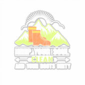 Hiking 保 Your Soul Clean シール (正面)
