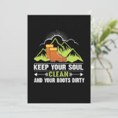 Hiking 保 Your Soul Clean 招待状 (スタンド正面)