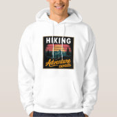 Hiking Adventure Awaits Vintage Design パーカ (正面)