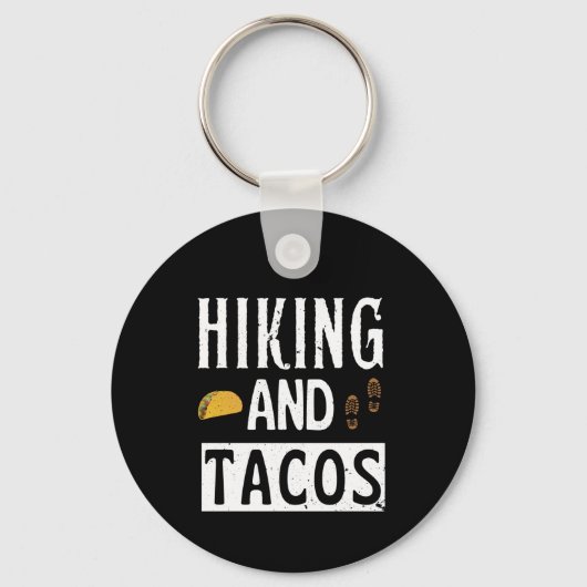 Hiking And Tacos Funny Tacos キーホルダー (正面)