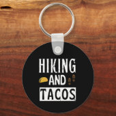 Hiking And Tacos Funny Tacos キーホルダー (正面)