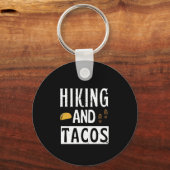 Hiking And Tacos Funny Tacos キーホルダー (正面)