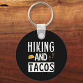 Hiking And Tacos Funny Tacos キーホルダー (正面)