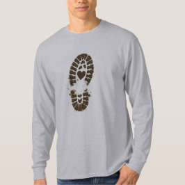 Hiking Boot Mud Print Premium Tシャツ