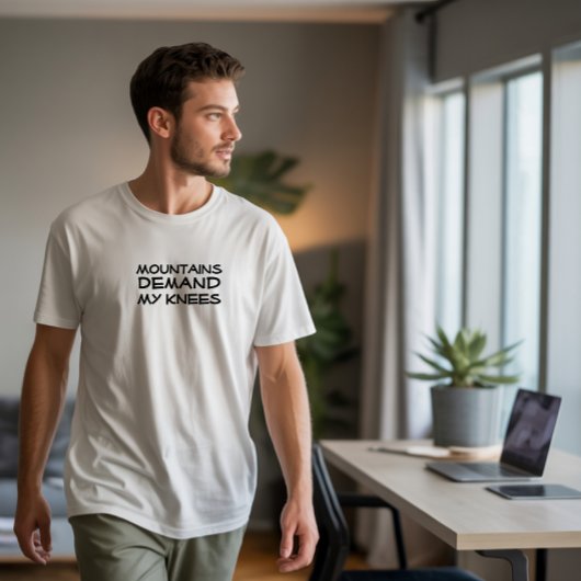 Hiking camping humor black tシャツ