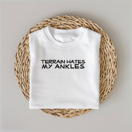 Hiking camping trekking humor black tシャツ