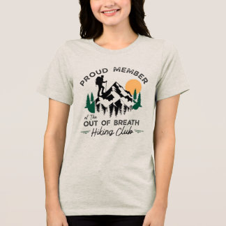 Hiking Club Funny Nature Lover Travel トライブレンドTシャツ