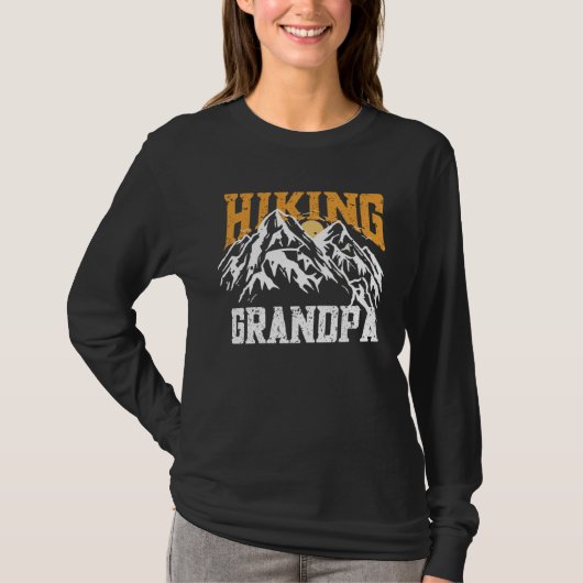 Hiking Grandpa  Hikers Hike Hiking  3 Tシャツ (正面)