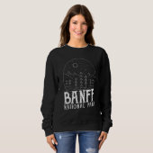 Hiking In The Mountains Banff Canada's National Pa スウェットシャツ (正面フル)