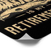 Hiking Is My Retirement Plan Funny Hiking  ポスター (角)