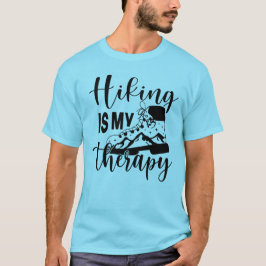 Hiking Is My Therapy 2 Tシャツ