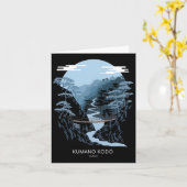 Hiking Japan Kumano Kodo カード (黄色い花)