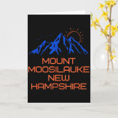 Hiking Mount Moosilauke New Hampshire Mountain Cli カード (黄色い花)