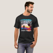 Hiking nature s therapy sunset hiking tシャツ (正面フル)