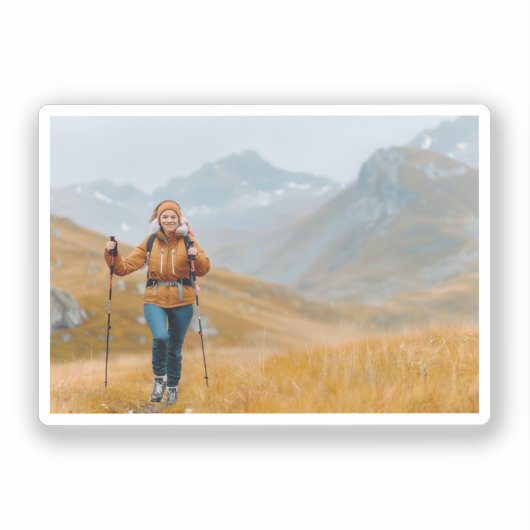 Hiking & Outdoor Memory Sticker シール (正面)