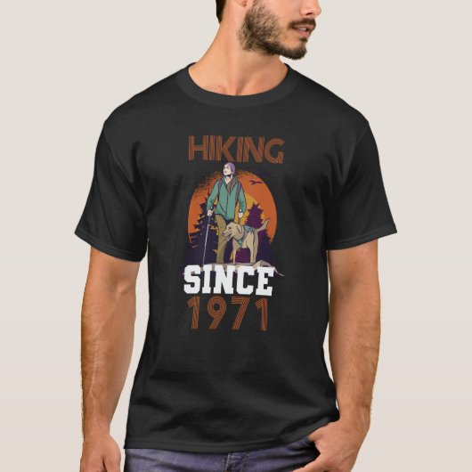 Hiking since 1971 tシャツ (正面)