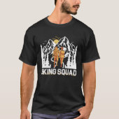 Hiking Squad Camping Hiking Team Outdoor Activity  Tシャツ (正面)