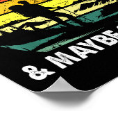 Hiking Tee For Men Women Outdoorsy Hiker Hiking ポスター (角)