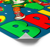 Hilarious African Black Dabbing Bruh Seven History ポスター (角)