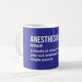 Hilarious Anesthesiologist Definition Mug  コーヒーマグカップ (正面左)