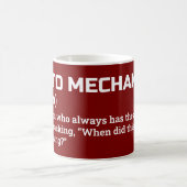 Hilarious Auto Mechanic Definition Mug コーヒーマグカップ (中央)