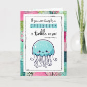 Hilarious BFF Jellyfish Here For You Friend  カード (正面)