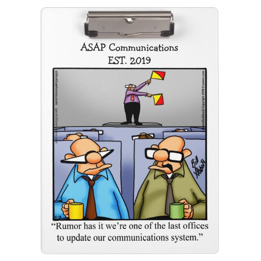 Hilarious Business Humor Clipboard Gift クリップボード (正面)