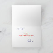 Hilarious Christmas Card with Silly Black Cat シーズンカード (内部)