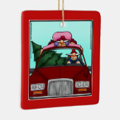 Hilarious Christmas Ornament Gift セラミックオーナメント (右)