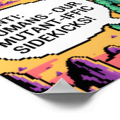 Hilarious Manti Aliens Abducting Humans - Defender ポスター (角)