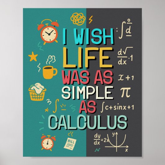 Hilarious Math Quote Perfect Gift for Math Lovers ポスター (正面)