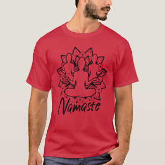 Hilarious Namaste Refleology Meditate Workout vint Tシャツ