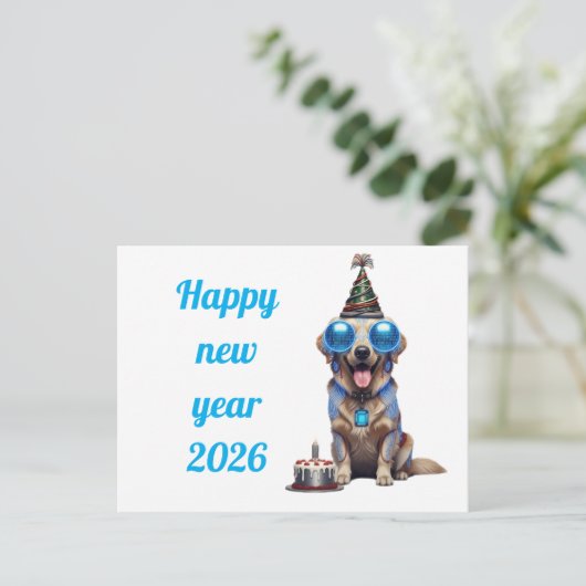 Hilarious New Year's Card ポストカード (スタンド正面)